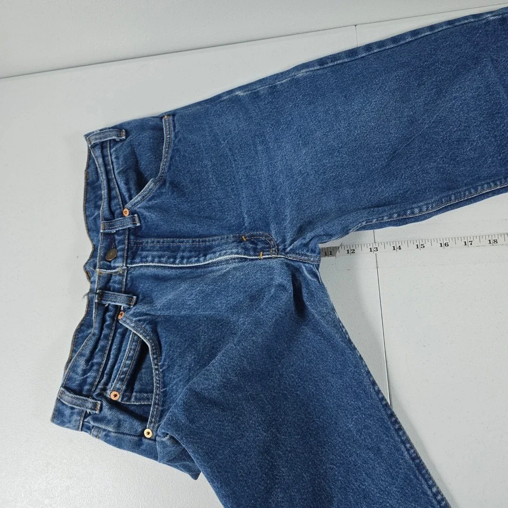 Levis Orange Tab Mens Vintage Straight Leg Blue Denim Jeans Medium Wash 30x30